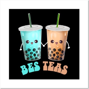 Boba Milk Bubble Tea Bes Teas Posters and Art